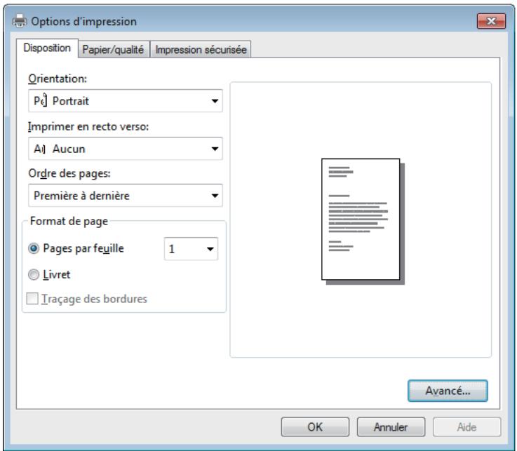BROTHER HL-L6250DW - Imprimer un document avec le pilote d'imprimante BR-Script3 (émulation de langage PostScript® 3™) (Windows®) - 1