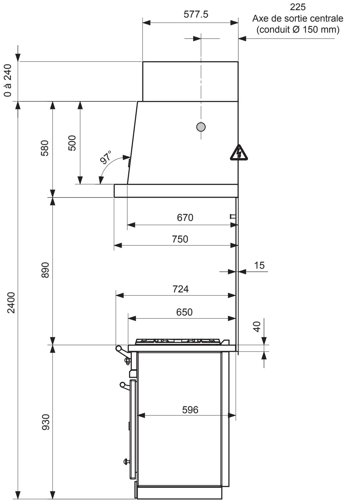 LACANCHE L2HM1400E - L2HM 2000E - VUE DE PROFIL - 1