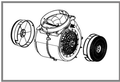 WHIRLPOOL WHVF93FLTK - Filtro a carvão circular - 1