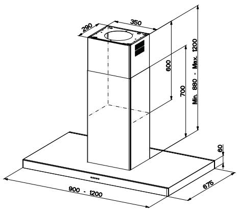 FABER Look Isola BRS X/V A90 - 110.0256.176 - Séquence des opérations d'installation - 6