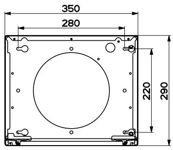 FABER Look Isola BRS X/V A90 - 110.0256.176 - Platzbedarf - 1