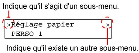 KYOCERA ECOSYS P6230CDN - Selection d'un menu - 2