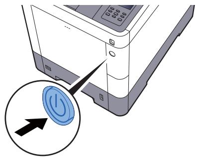 KYOCERA ECOSYS P6230CDN - Mettre la machine hors tension. - 2