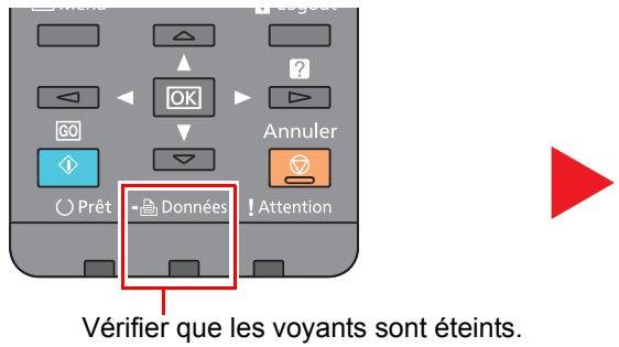 KYOCERA ECOSYS P6230CDN - Mettre la machine hors tension. - 1