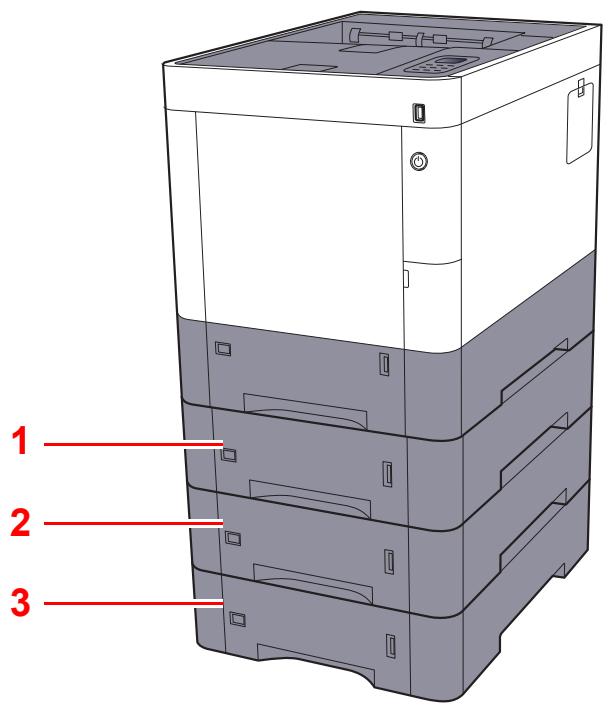 KYOCERA ECOSYS P6230CDN - Avec les équipements en option installés - 1