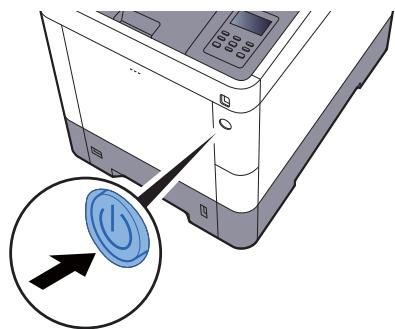 KYOCERA ECOSYS P6230CDN - Mettre la machine sous tension. - 1