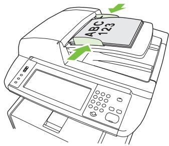 HP LASERJET M3035 - Chargement du bac d'alimentation automatique (BAA) - 2