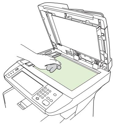HP LASERJET M3035 - Nettoyage de la vitre du scanner - 2