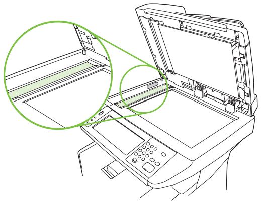 HP LASERJET M3035 - Nettoyage de la vitre du scanner - 3