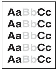 HP LASERJET M3035 - Impression claire (page partielle) - 1