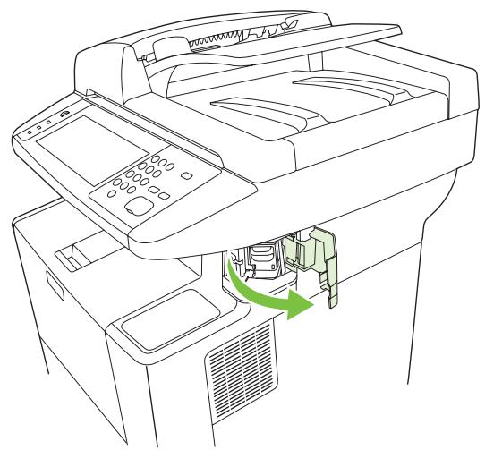 HP LASERJET M3035 - Suppression des bourages de l'agrafeuse - 1