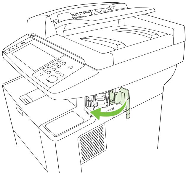 HP LASERJET M3035 - Suppression des bourages de l'agrafeuse - 5