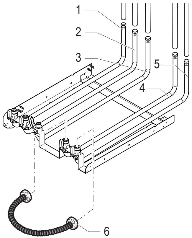 SAUNIER DUVAL DUOTWIN CONDENS V - Raccordement gaz et eau - 1
