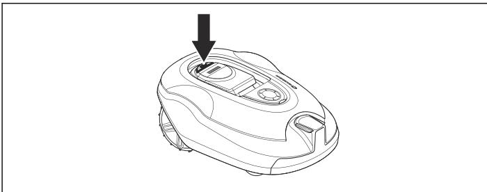 GARDENA SILENO R100LI - Appuyez sur le bouton STOP. - 1