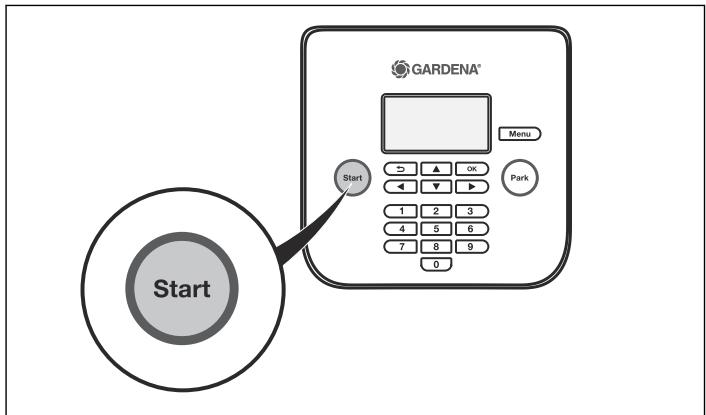GARDENA SILENO R100LI - Démarrer - 1