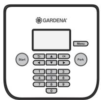 GARDENA SILENO R100LI - Clavier - 1