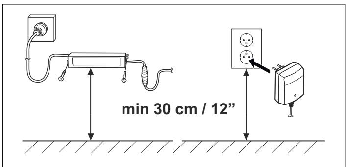 GARDENA SILENO R100LI - Connexion de l'alimentation électrique - 6