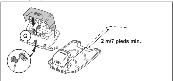 GARDENA SILENO R100LI - Pose et connexion du câble guide - 1