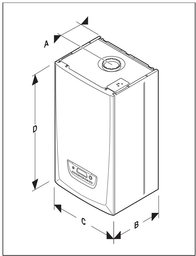 SAUNIER DUVAL THEMAFAST CONDENS - Dimensions - 1