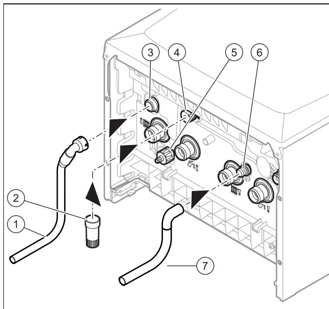 SAUNIER DUVAL THEMAFAST CONDENS - Raccordement des évacuations - 1