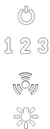 SMEG KV26B - KV26N - KV26S - PULSANTIERA ELETTRONICA SOFT TOUCH: - 1