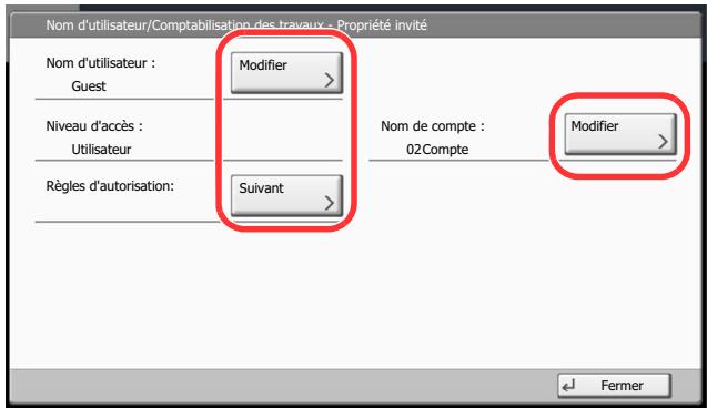 KYOCERA TASKALFA 4551CI - Configurer les paramètres. - 1