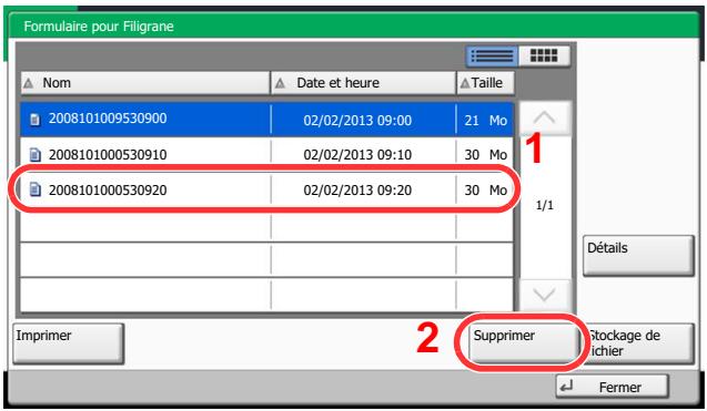 KYOCERA TASKALFA 4551CI - Supprimer les filigranes. - 1