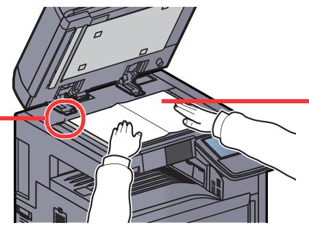 KYOCERA TASKALFA 4551CI - Mise en place des originaux sur la glace d'exposition - 1