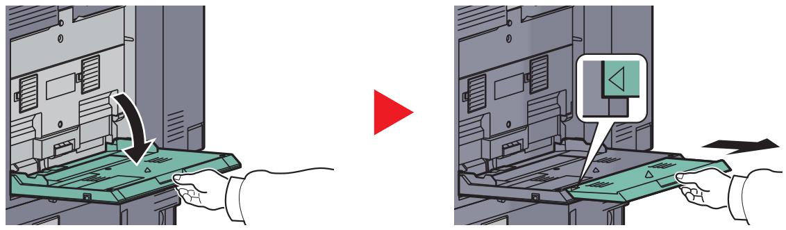 KYOCERA TASKALFA 4551CI - Ouvrir le bac MF. - 1