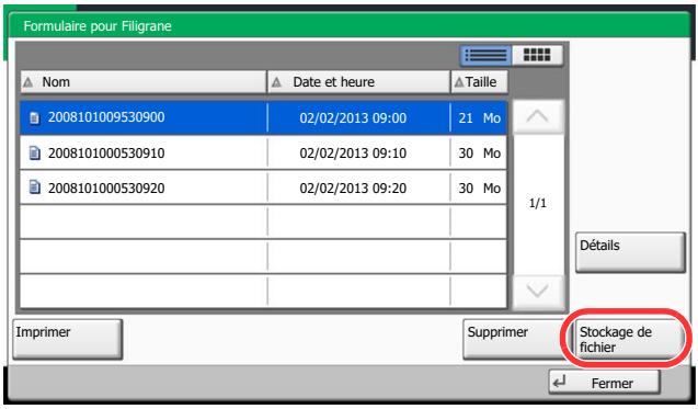 KYOCERA TASKALFA 4551CI - Enregister les filigranes. - 1
