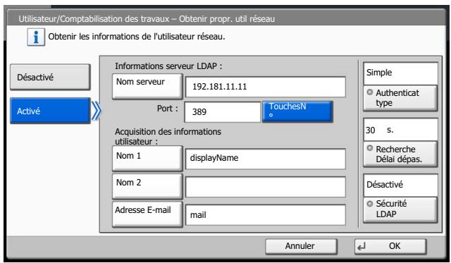KYOCERA TASKALFA 4551CI - Configurer les paramètres. - 1