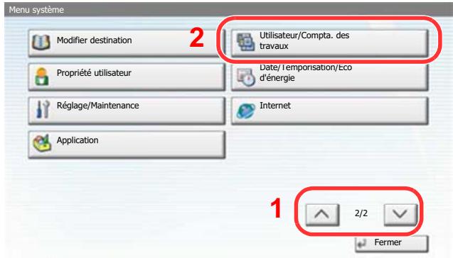 KYOCERA TASKALFA 4551CI - Afficher l'écran. - 2