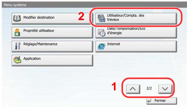 KYOCERA TASKALFA 4551CI - Afficher l'écran. - 2