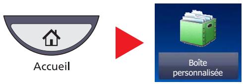 KYOCERA TASKALFA 4551CI - Afficher l'écran. - 1