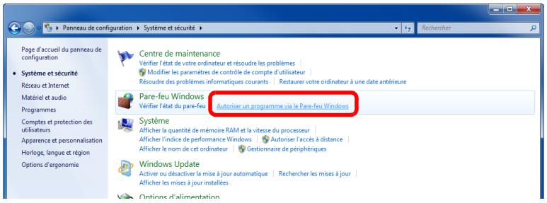 KYOCERA TASKALFA 4551CI - Vérifier le partage de fichiers et d'imprimantes. - 1