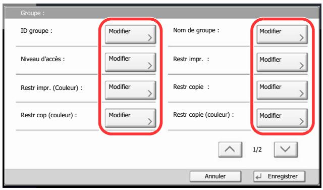 KYOCERA TASKALFA 4551CI - Configurer les paramètres. - 1