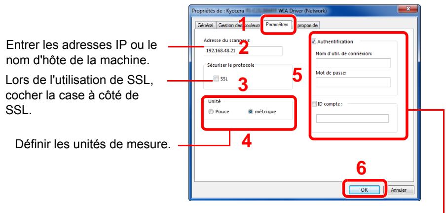 KYOCERA TASKALFA 4551CI - Configurer le pilote WIA. - 1