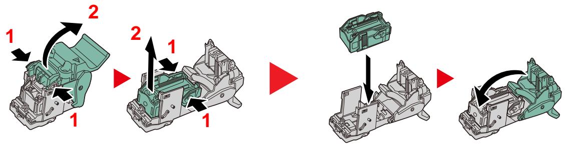 KYOCERA TASKALFA 4551CI - Remplissage des porte-cartouches d'agrafes B/C (option) - 5
