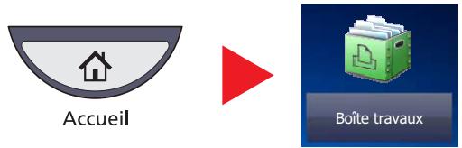 KYOCERA TASKALFA 4551CI - Afficher l'écran. - 1