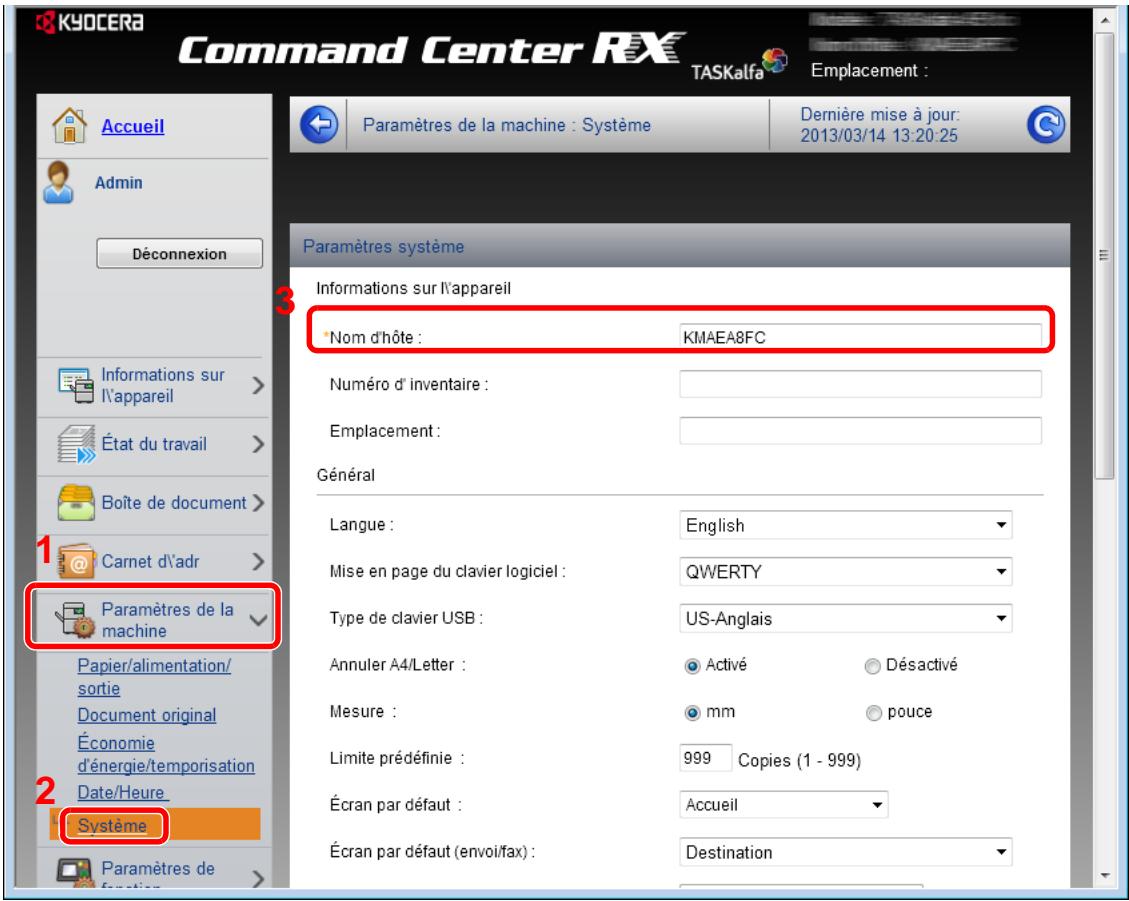 KYOCERA TASKALFA 4551CI - Afficher l'écran. - 1