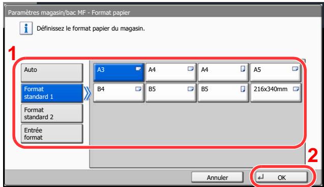 KYOCERA TASKALFA 4551CI - Configurer les paramètres. - 1
