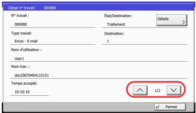 KYOCERA TASKALFA 4551CI - Vérifier les informations. - 2