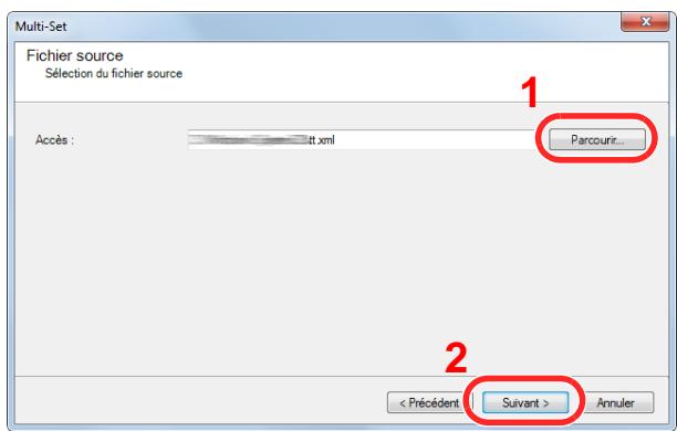 KYOCERA TASKALFA 4551CI - Inscription des données du carnet d'adresses sur la machine - 4