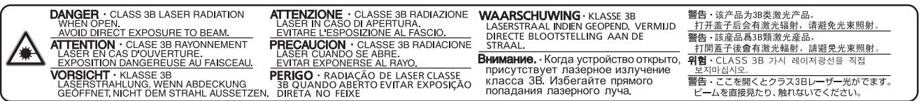 KYOCERA TASKALFA 4551CI - Sécurité laser (Europe) - 1