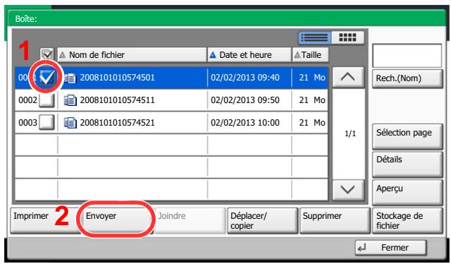 KYOCERA TASKALFA 4551CI - Envoyer le document. - 1