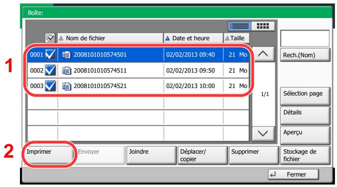 KYOCERA TASKALFA 4551CI - Imprimer le document. - 1