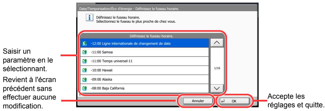 KYOCERA TASKALFA 4551CI - Configurer les paramètres. - 1