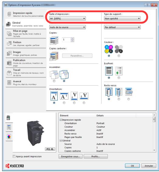 KYOCERA TASKALFA 4551CI - Impression de bannière (page 4-8) - 1