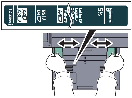 KYOCERA TASKALFA 4551CI - Régler le format du bac MF. - 1