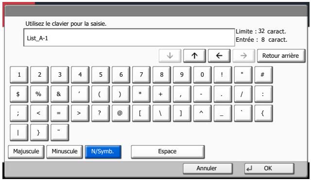KYOCERA TASKALFA 4551CI - Saisie de caractères - 3